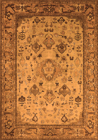 Oriental Orange Industrial Rug, urb2112org