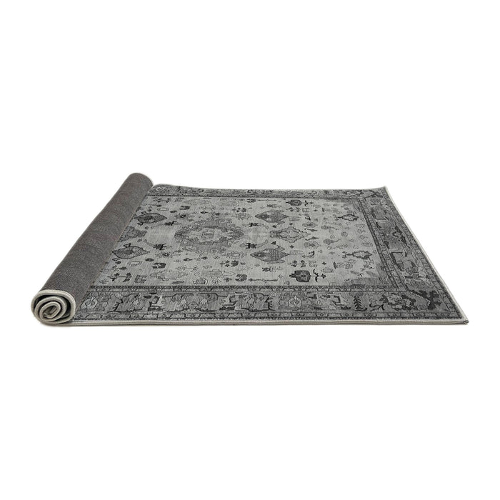 Sideview of Oriental Gray Industrial Rug, urb2112gry