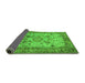 Sideview of Oriental Green Industrial Rug, urb2112grn