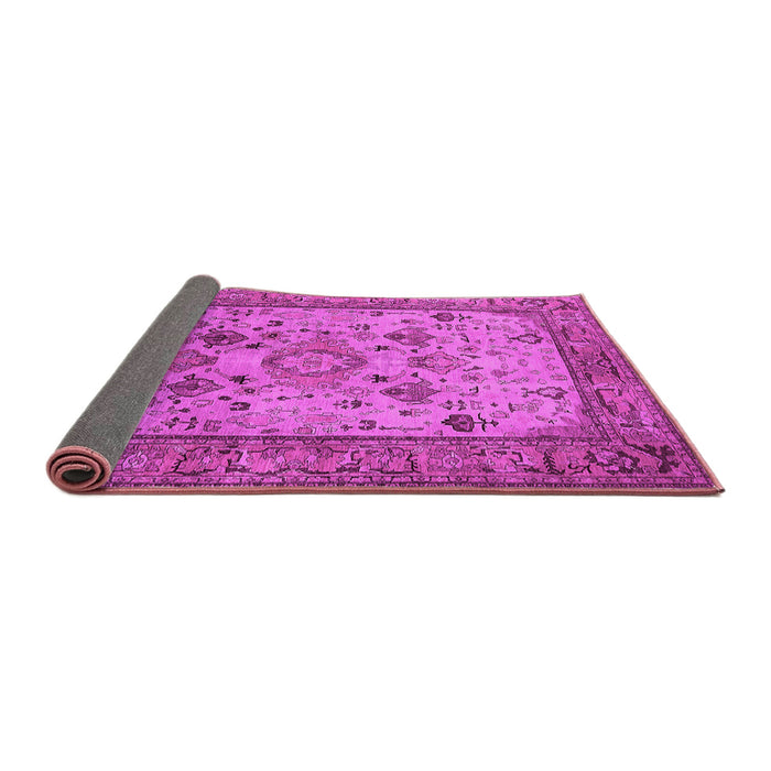 Sideview of Oriental Pink Industrial Rug, urb2112pnk