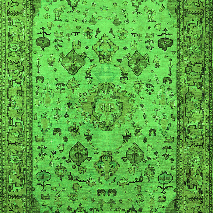 Oriental Green Industrial Rug, urb2112grn