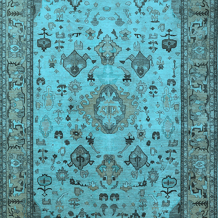 Oriental Light Blue Industrial Rug, urb2112lblu