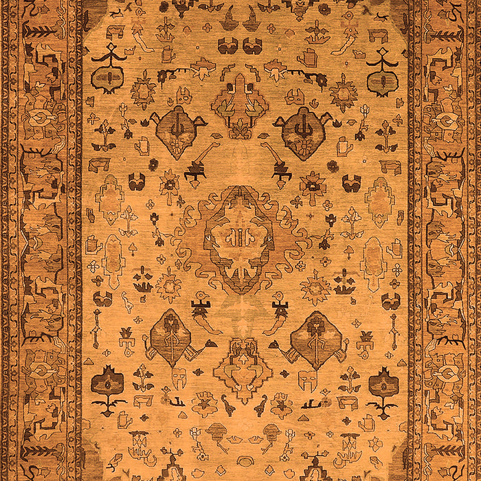 Machine Washable Oriental Orange Industrial Area Rugs, wshurb2112org