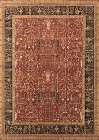 Oriental Brown Industrial Rug, urb2113brn