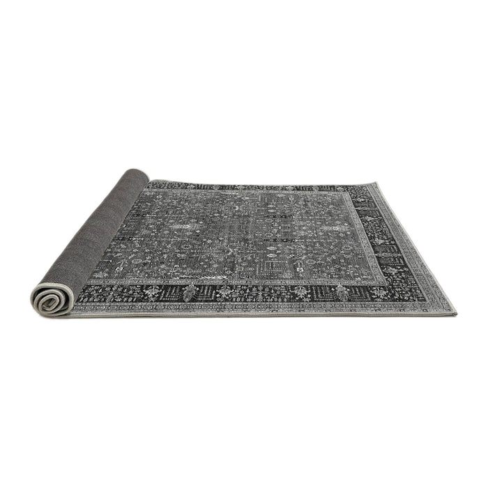 Sideview of Oriental Gray Industrial Rug, urb2113gry
