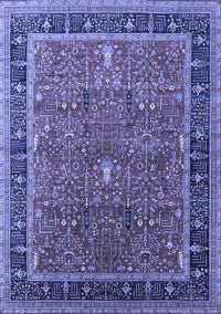 Oriental Blue Industrial Rug, urb2113blu