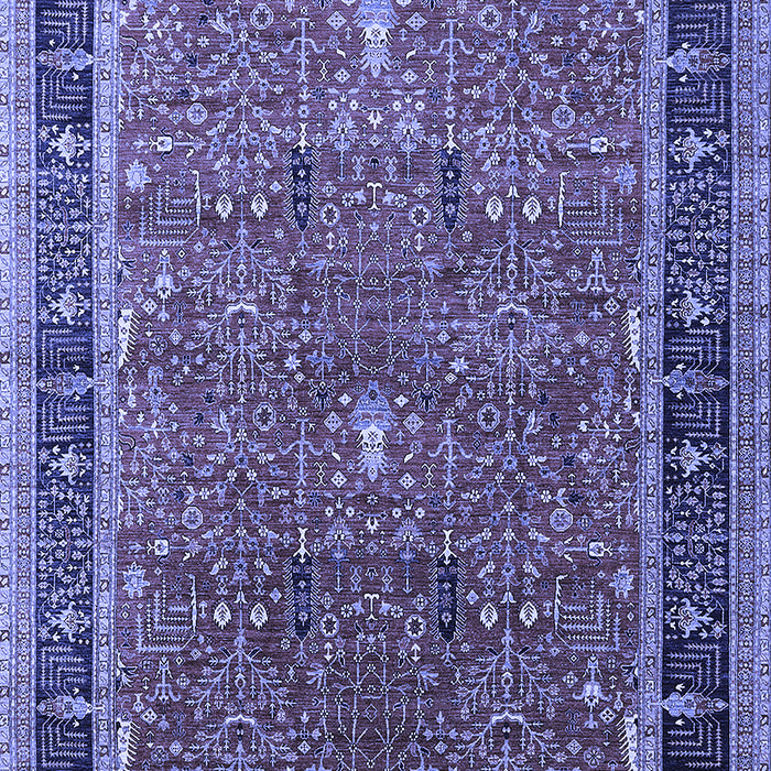 Oriental Blue Industrial Rug, urb2113blu
