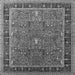 Square Oriental Gray Industrial Rug, urb2113gry