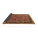 Sideview of Oriental Brown Industrial Rug, urb2113brn