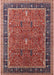 Mid-Century Modern Light Copper Gold Oriental Rug, urb2113