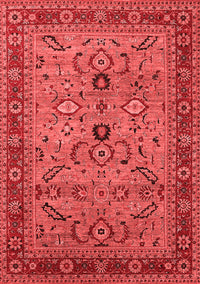 Oriental Red Industrial Rug, urb2114red