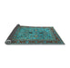 Sideview of Oriental Light Blue Industrial Rug, urb2114lblu