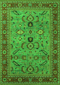 Oriental Green Industrial Rug, urb2114grn