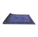 Sideview of Oriental Blue Industrial Rug, urb2114blu