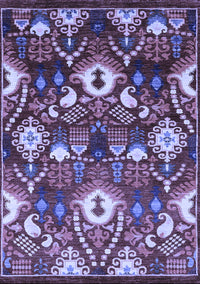 Oriental Blue Industrial Rug, urb2115blu