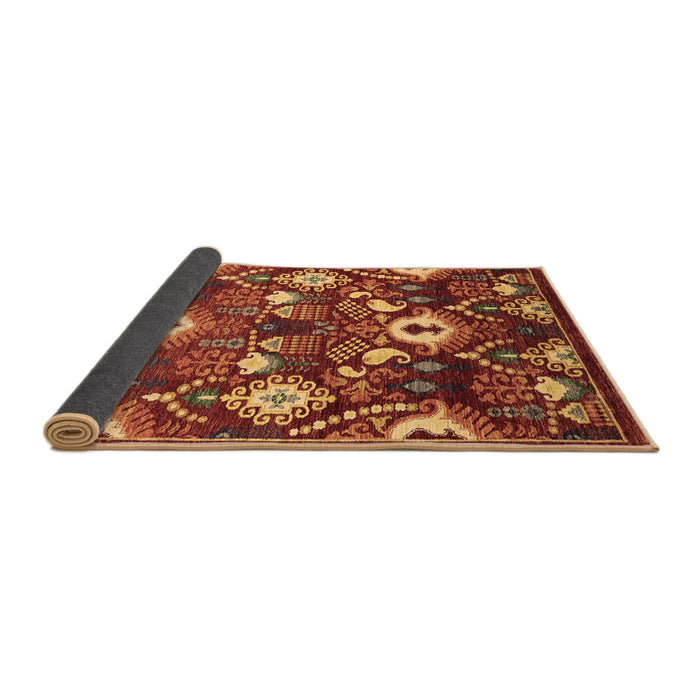 Sideview of Oriental Brown Industrial Rug, urb2115brn