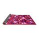 Sideview of Oriental Pink Industrial Rug, urb2115pnk