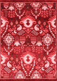 Oriental Red Industrial Rug, urb2115red