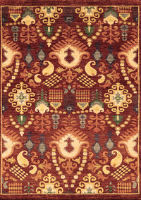 Oriental Brown Industrial Rug, urb2115brn