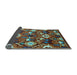 Sideview of Oriental Light Blue Industrial Rug, urb2115lblu