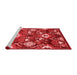 Industrial Red Washable Rugs