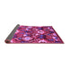 Sideview of Oriental Purple Industrial Rug, urb2115pur