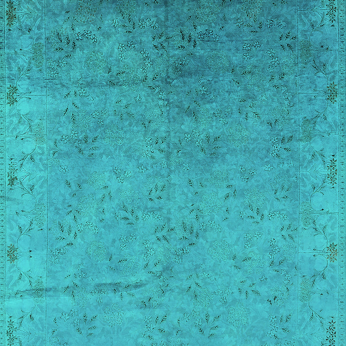 Oriental Turquoise Industrial Rug, urb2116turq