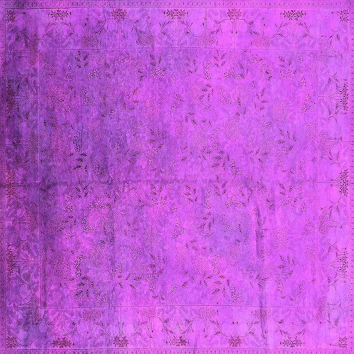 Square Oriental Pink Industrial Rug, urb2116pnk