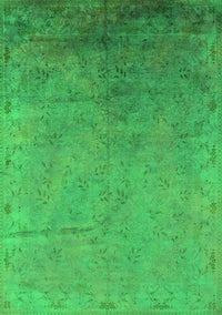 Oriental Green Industrial Rug, urb2116grn