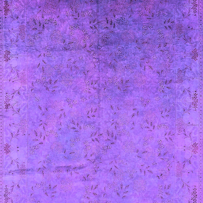 Machine Washable Oriental Purple Industrial Area Rugs, wshurb2116pur