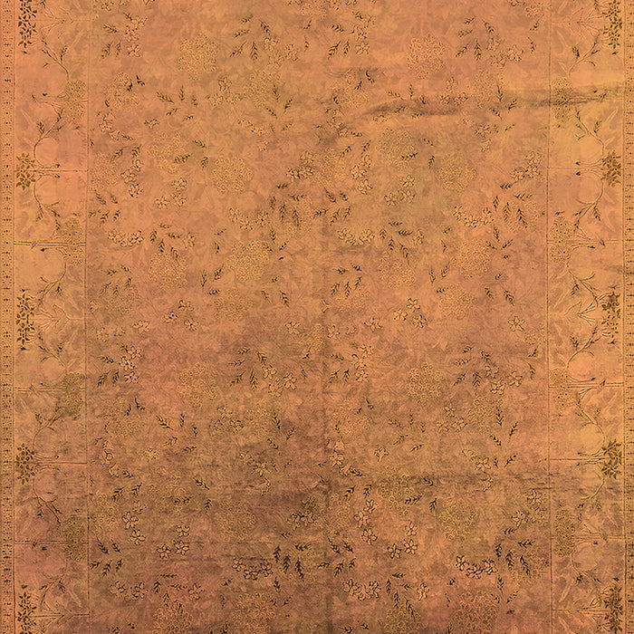 Machine Washable Oriental Orange Industrial Area Rugs, wshurb2116org