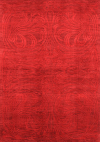 Oriental Orange Industrial Rug, urb2117org