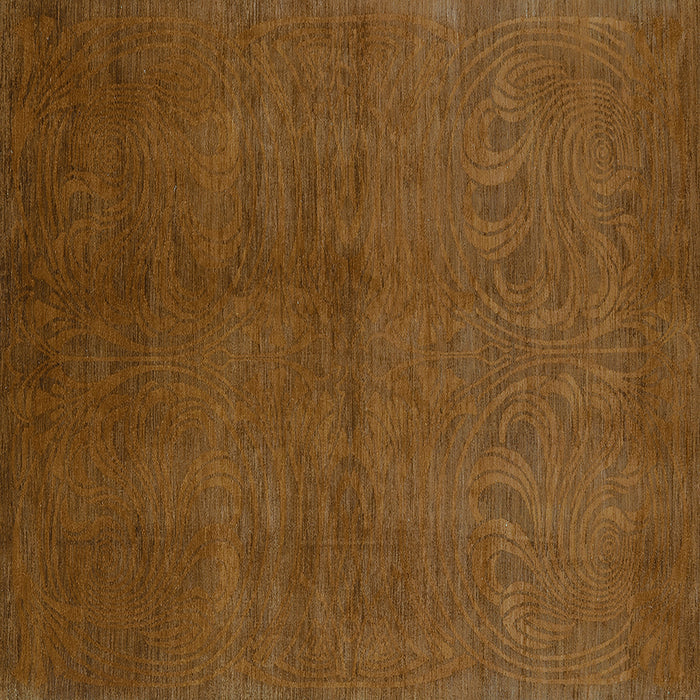 Square Oriental Turquoise Industrial Rug, urb2117turq