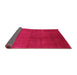 Sideview of Oriental Pink Industrial Rug, urb2117pnk