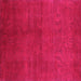 Square Oriental Pink Industrial Rug, urb2117pnk