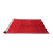 Industrial Red Washable Rugs