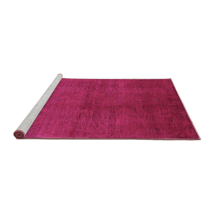 Sideview of Machine Washable Oriental Purple Industrial Area Rugs, wshurb2117pur