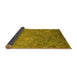 Sideview of Oriental Yellow Industrial Rug, urb2118yw