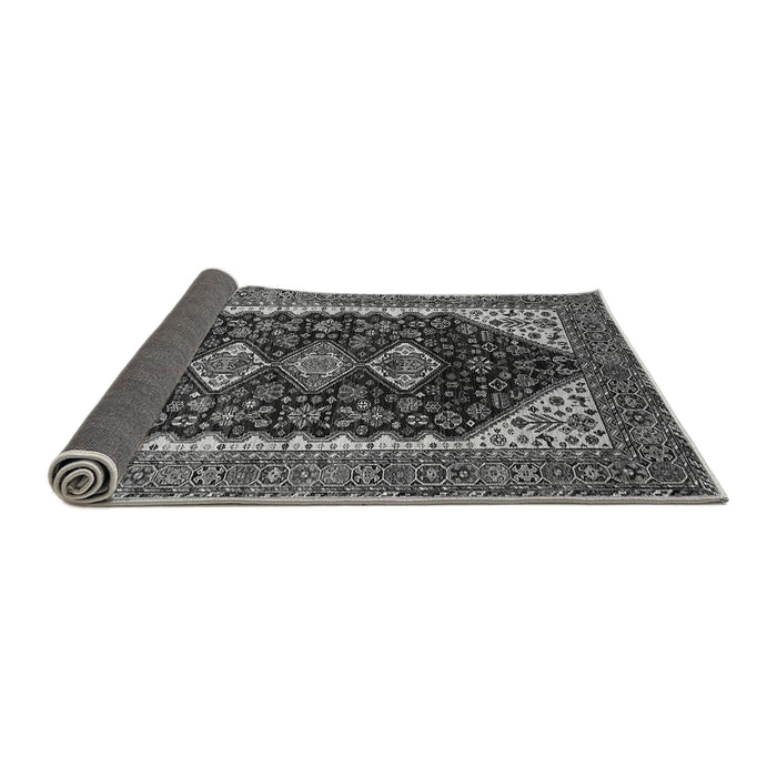 Sideview of Oriental Gray Industrial Rug, urb2119gry