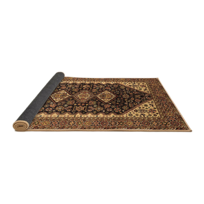 Sideview of Oriental Brown Industrial Rug, urb2119brn
