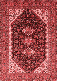 Oriental Red Industrial Rug, urb2119red