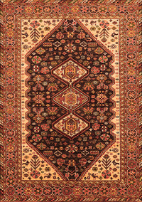 Oriental Orange Industrial Rug, urb2119org