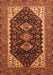 Oriental Orange Industrial Rug, urb2119org