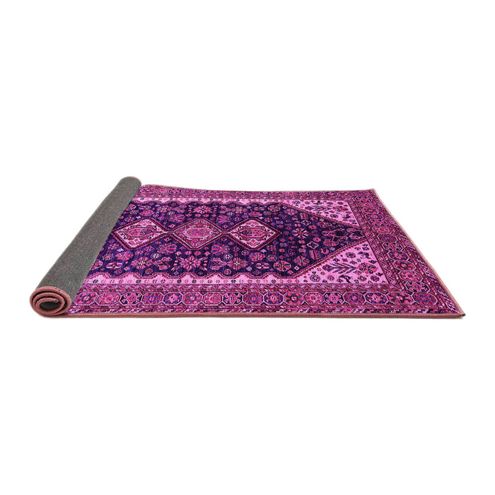 Sideview of Oriental Pink Industrial Rug, urb2119pnk