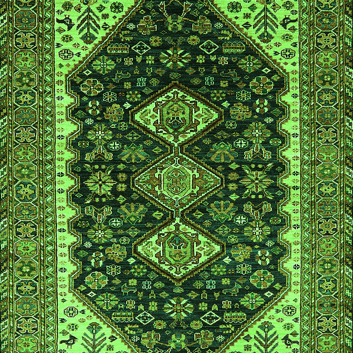 Oriental Green Industrial Rug, urb2119grn