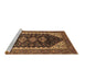 Sideview of Machine Washable Oriental Brown Industrial Rug, wshurb2119brn