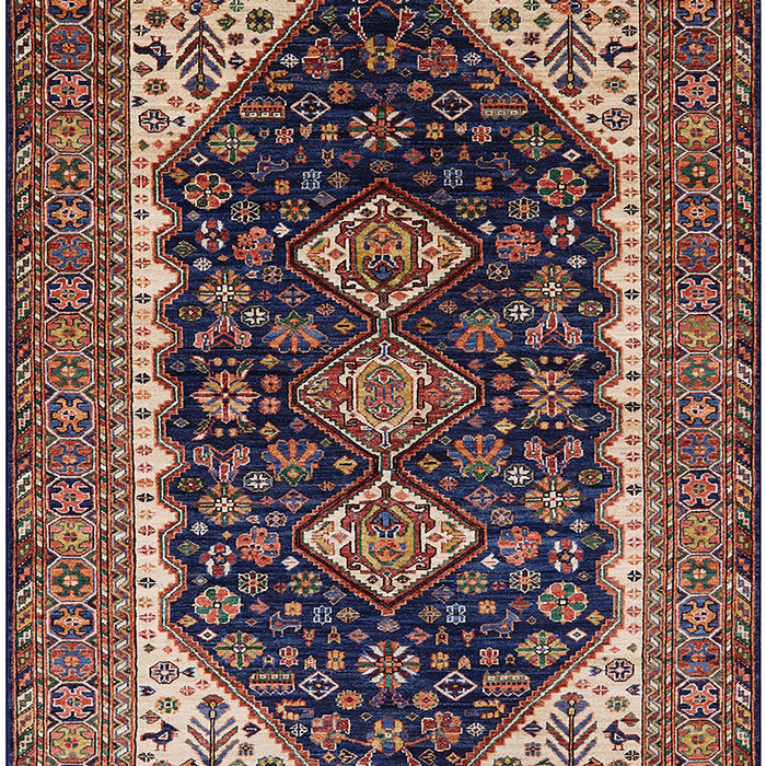 Mid-Century Modern Camel Brown Oriental Rug, urb2119