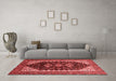 Industrial Red Washable Rugs