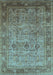 Oriental Light Blue Industrial Rug, urb2120lblu