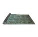 Sideview of Oriental Light Blue Industrial Rug, urb2120lblu